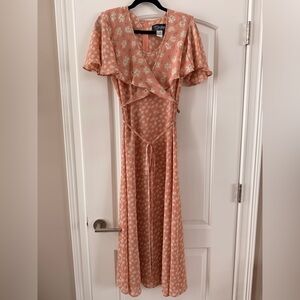 Vintage 90s "All That Jazz" Floral Maxi Dress